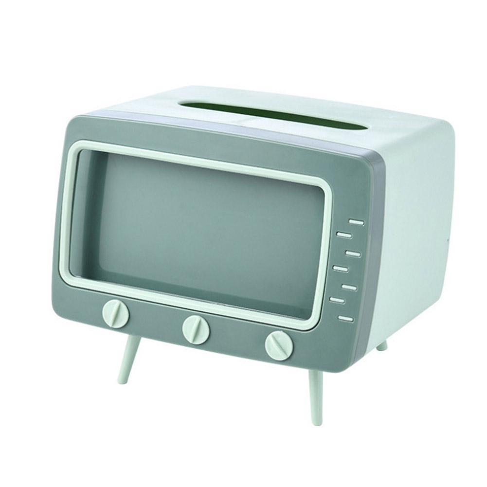 thumbnail image 4 of Wartleves Caja de pañuelos para TV Soporte para teléfono Soporte para teléfono Soporte para pañuelos D8O0 Servilleteros, 4 of 7