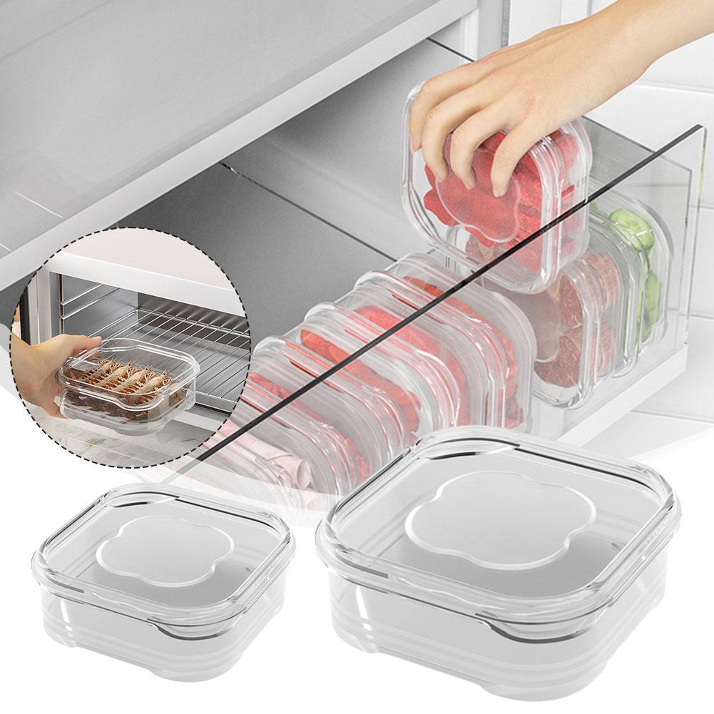 thumbnail image 2 of SGACAI Caja de almacenamiento de alimentos para congelación de refrigerador, grado alimenticio, sellada y exclusiva, fresca, Ke A ще, 2 of 7