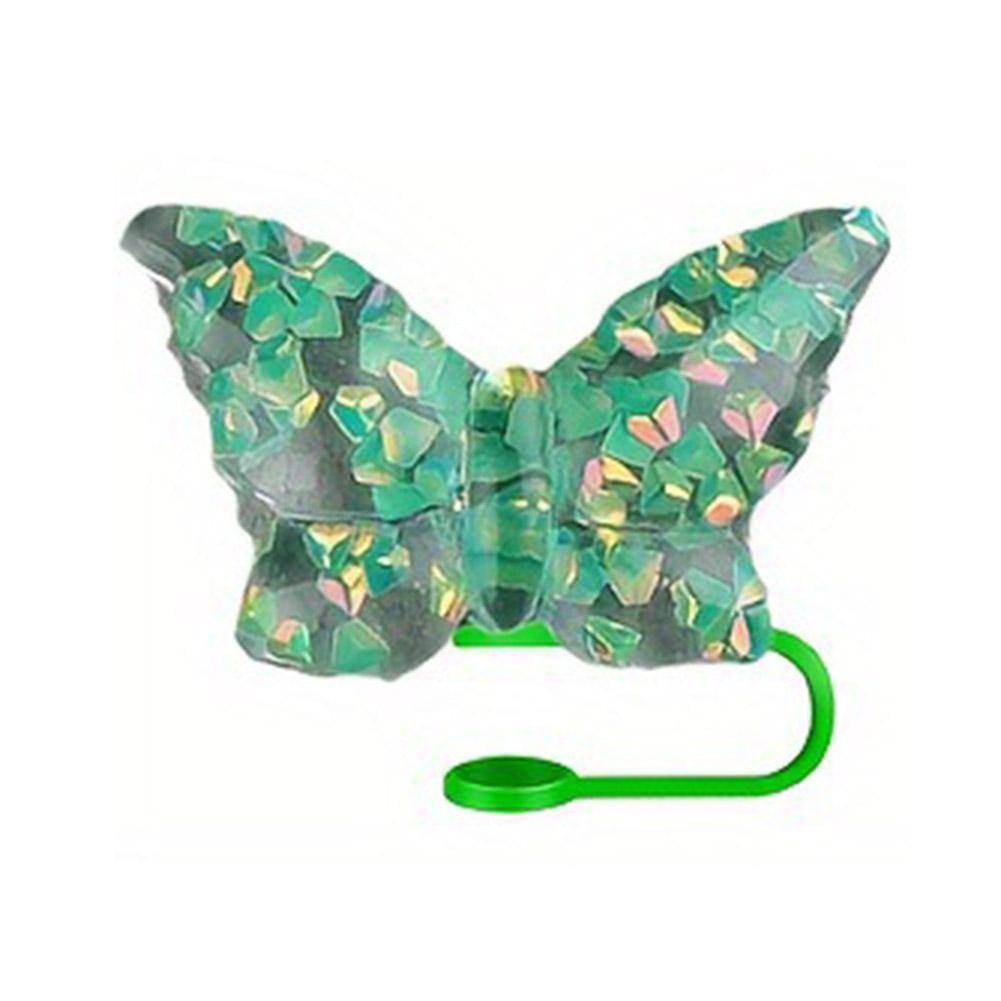 thumbnail image 5 of Wartleves Tapas de pajita de silicona con forma de mariposa, accesorios para tazas [е ■ч |κ, 5 of 7