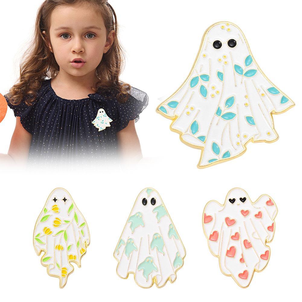 thumbnail image 2 of SGACAI Modo Halloween Geist Brosche Pin Kragen Abzeichen Cartoon Ramillete Bro Fast, 2 of 7
