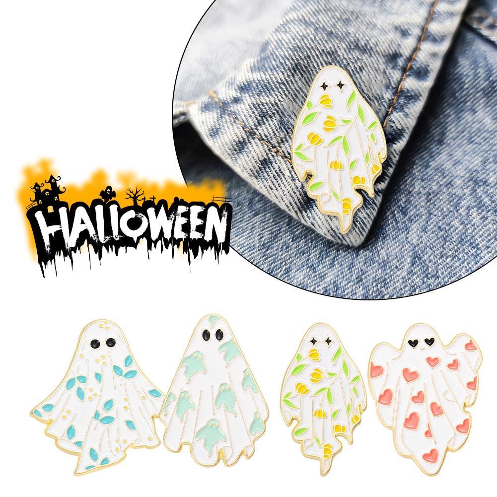 thumbnail image 3 of SGACAI Modo Halloween Geist Brosche Pin Kragen Abzeichen Cartoon Ramillete Bro Fast, 3 of 7