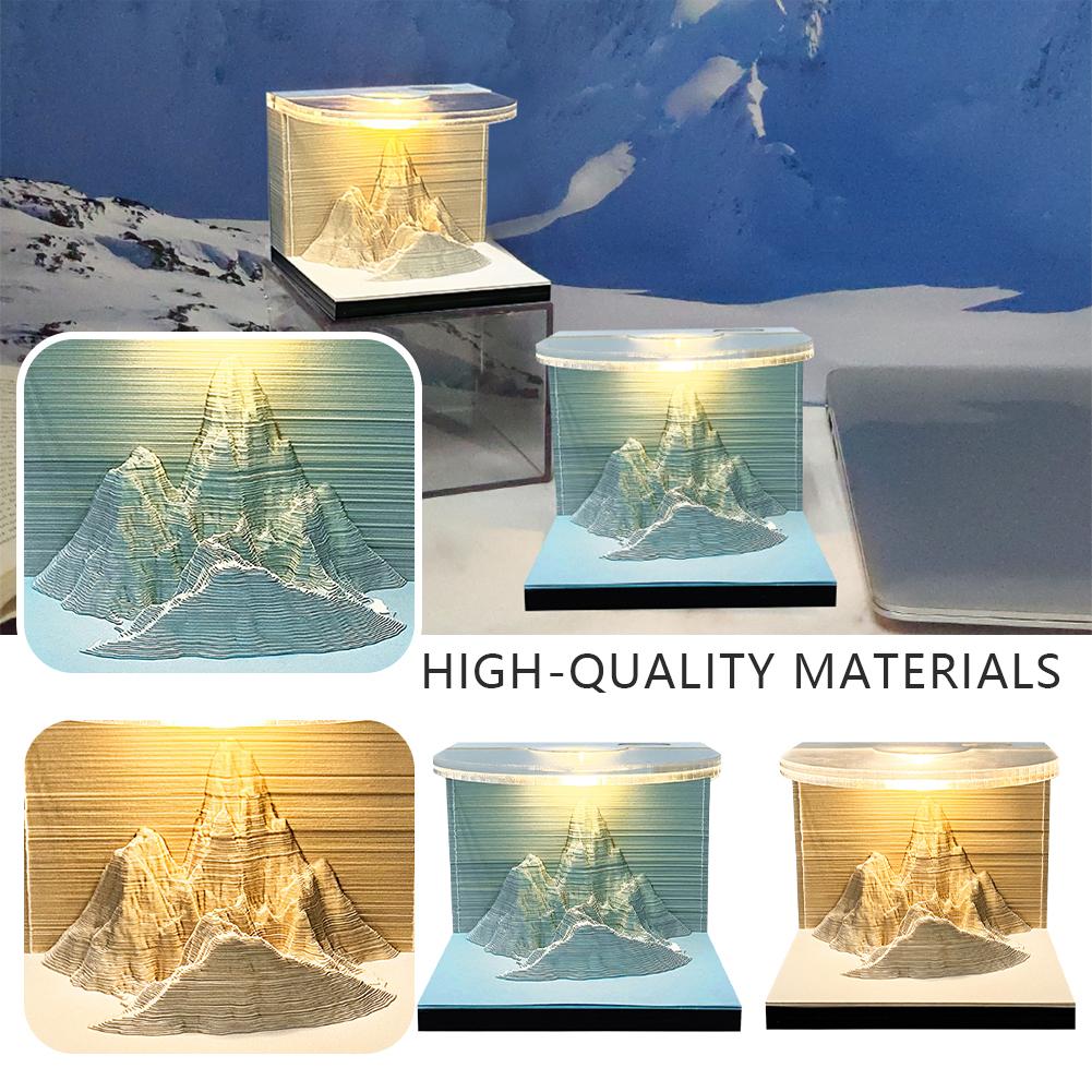 thumbnail image 4 of Wartleves Bloc de notas 3D Omoshiroi Block Escultura Regalo para maestros Colección de arte Manualidades, 4 of 7