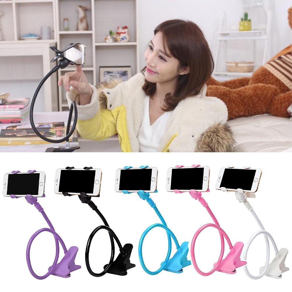thumbnail image 2 of Wartleves Soporte flexible para teléfono móvil para cama - Soporte de clip universal para smartphone, 2 of 7