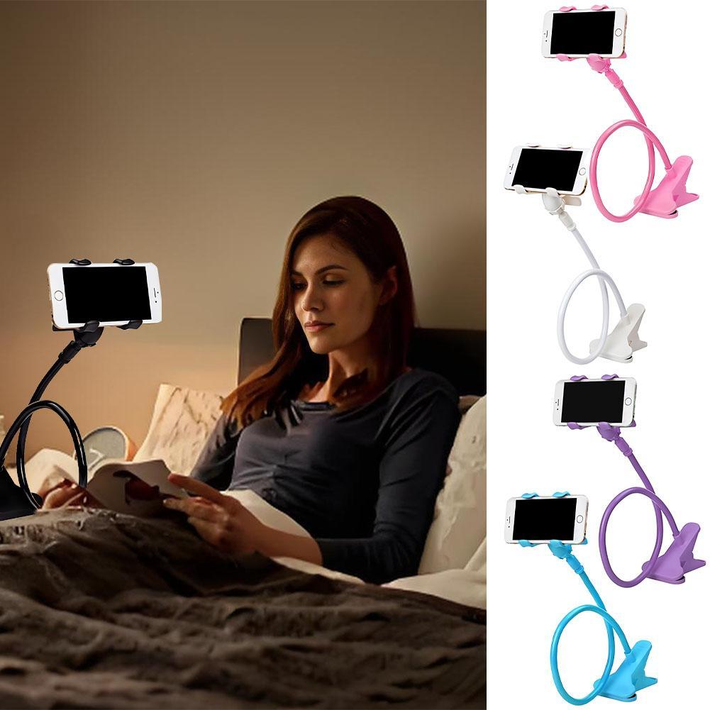 thumbnail image 4 of Wartleves Soporte flexible para teléfono móvil para cama - Soporte de clip universal para smartphone, 4 of 7