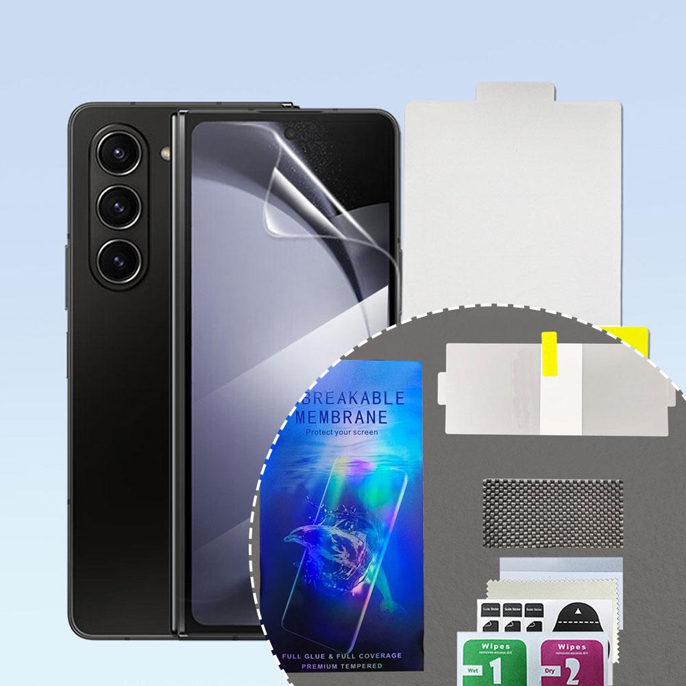 thumbnail image 2 of Wartleves Protector de pantalla externo e interno de hidrogel para teléfono Galaxy Z D1P0 Fold, 2 of 7