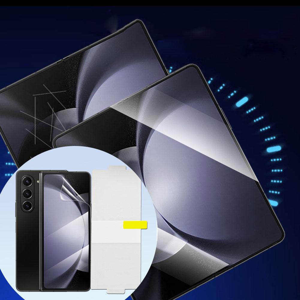 thumbnail image 3 of Wartleves Protector de pantalla externo e interno de hidrogel para teléfono Galaxy Z D1P0 Fold, 3 of 7