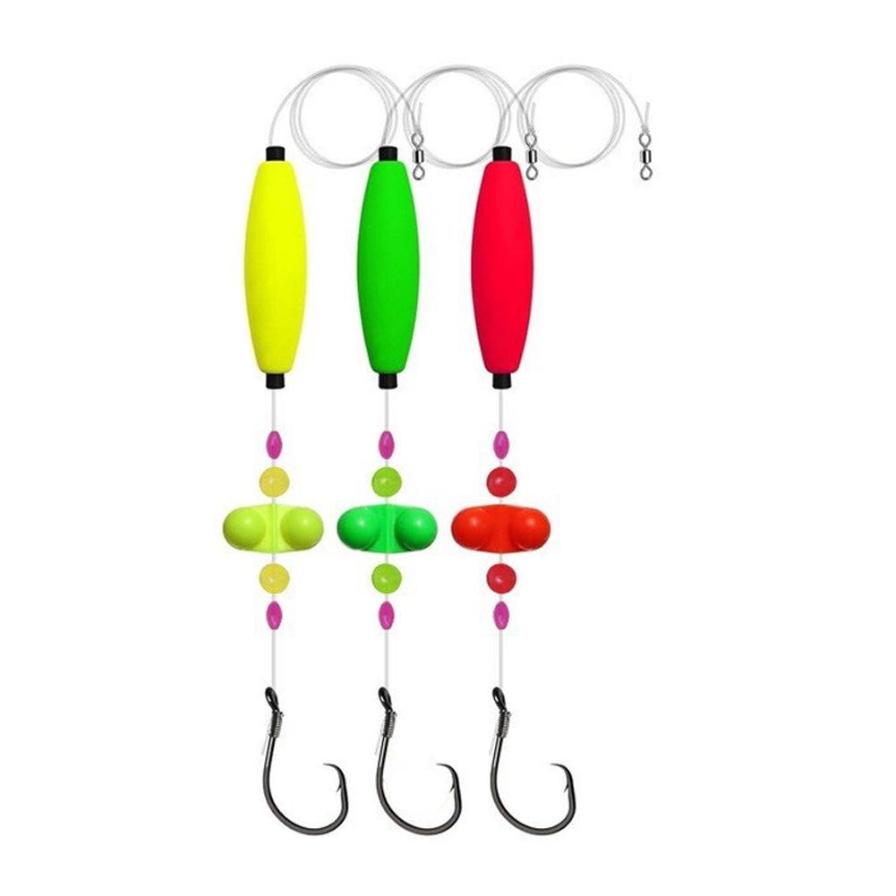 thumbnail image 4 of Ruifaya Aparejos para bagres Aparejos flotantes para bagres 3 piezas Aparejos para bagres Lote de herramientas de pesca U5, 4 of 7