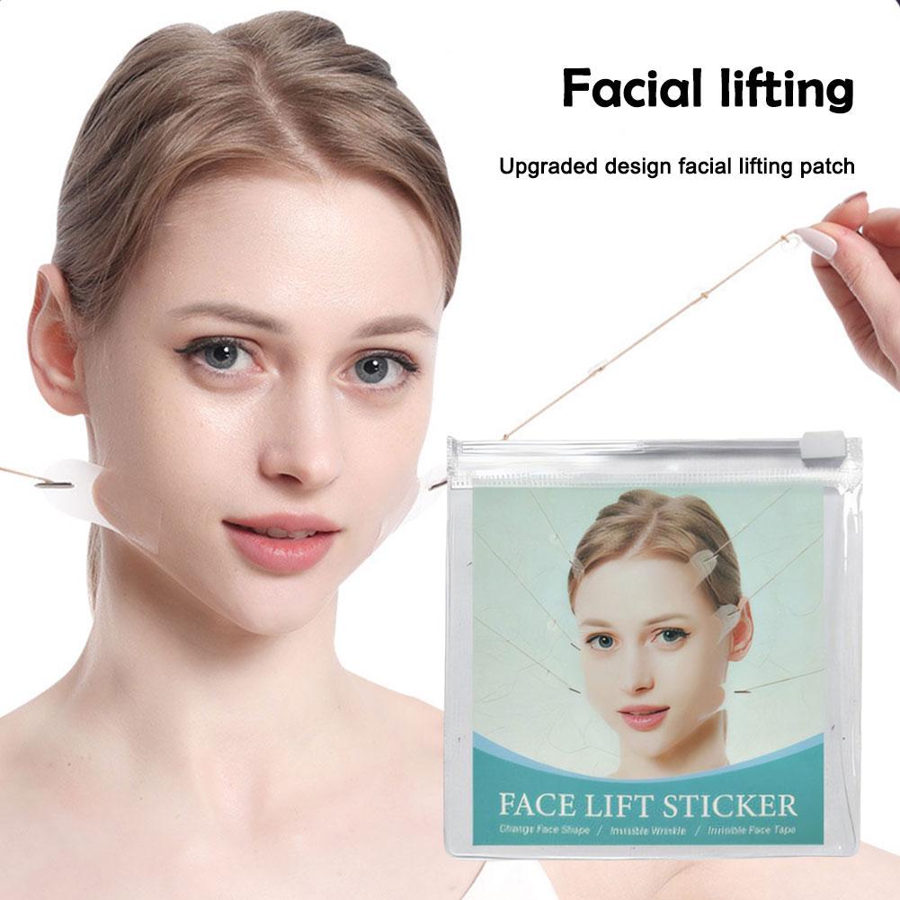 thumbnail image 2 of Ruifaya Kit de bandas de parches invisibles en forma de V para lifting facial con cordón para arrugas C7, 2 of 7