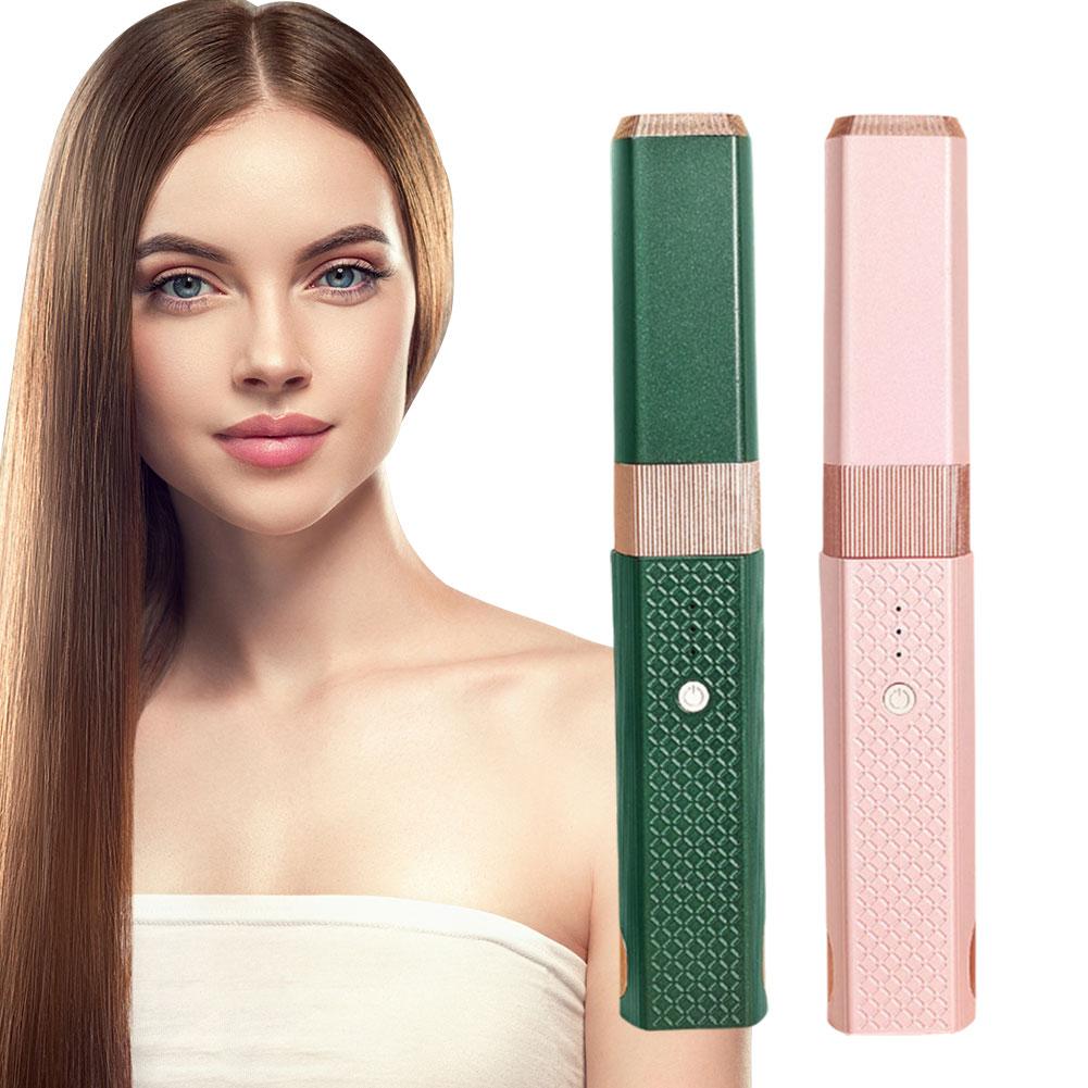 thumbnail image 5 of Ruifaya Rizador de pelo inalámbrico de color rosa, plancha para el pelo, pinzas de viaje, plancha Z5W8 `в, 5 of 7