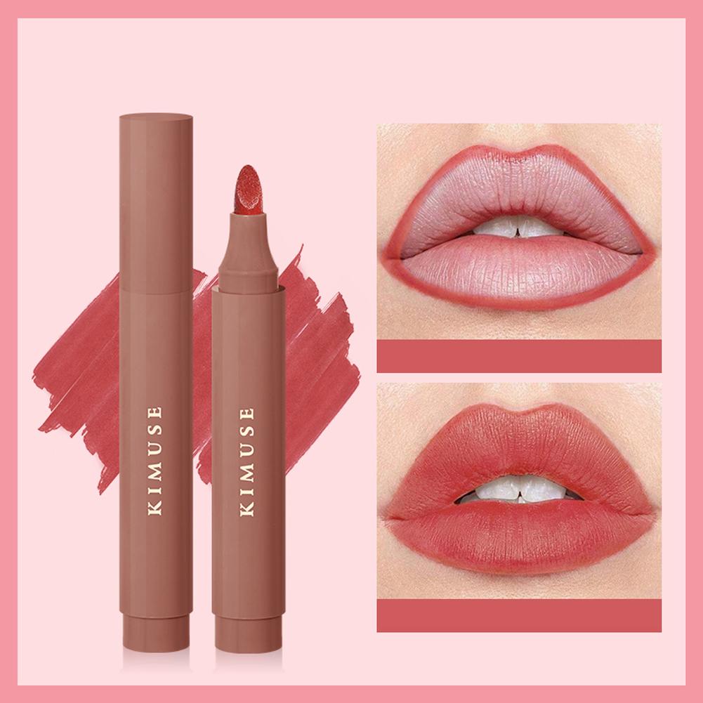 thumbnail image 4 of Ruifaya Lápiz delineador de labios de larga duración con punta de tinte labial mate W1B7 9 Lipglaze, 4 of 7