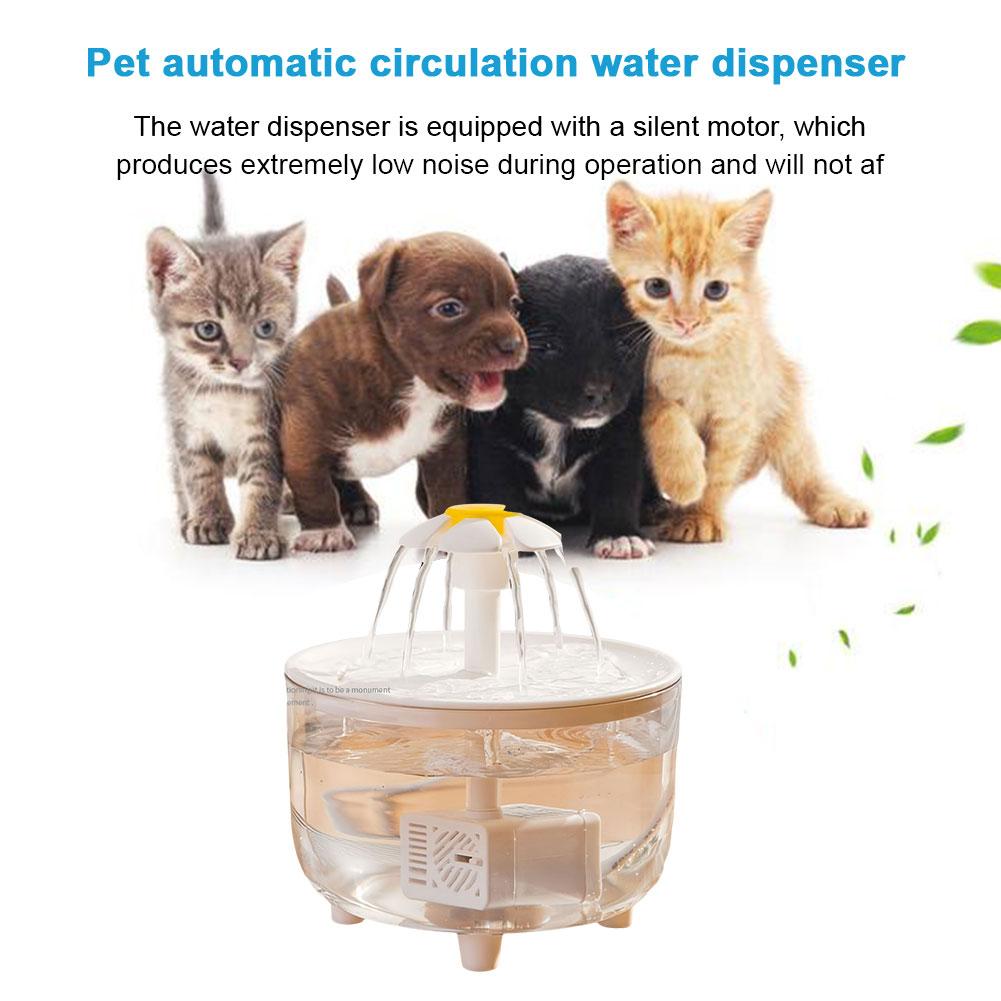thumbnail image 5 of SGACAI Fuente de agua para gatos, 1,5 l, fuente de agua para mascotas, fuente de agua para gatos, perros, varias mascotas, dispensador automático de agua para gatos y perros con bomba silenciosa en, 5 of 7