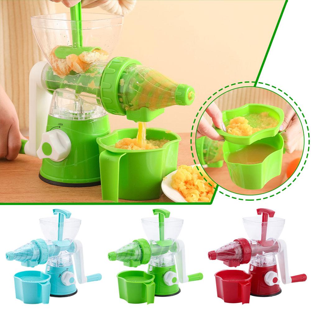 thumbnail image 3 of SGACAI Exprimidor de frutas con manivela Exprimidor manual de frutas Saludable Ju F лв, 3 of 7