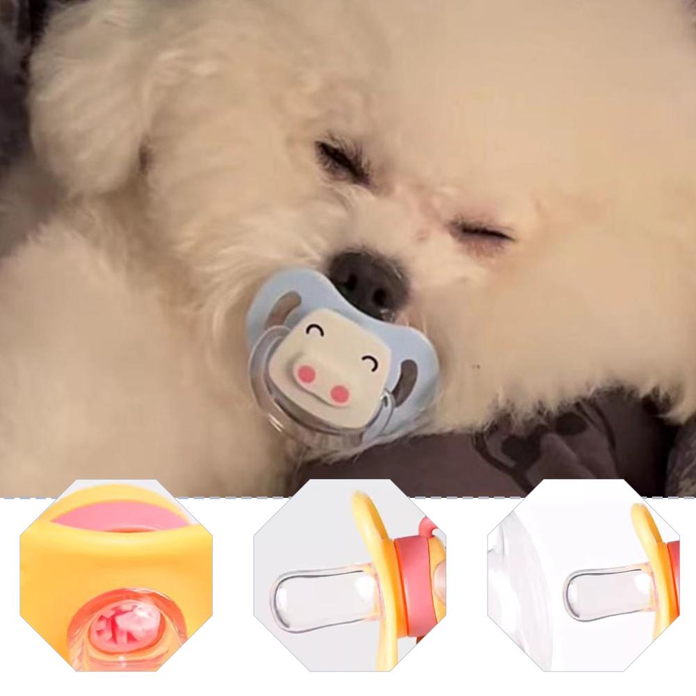 thumbnail image 2 of Wartleves Juguete de dentición para mascotas de destete Chupete de silicona Suministros diarios para perros y gatitos, 2 of 7