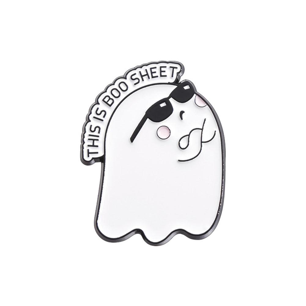 thumbnail image 5 of Wartleves Broche de esmalte fantasma, insignia, disfraz punk, pin de solapa, regalo de Halloween, 5 of 7