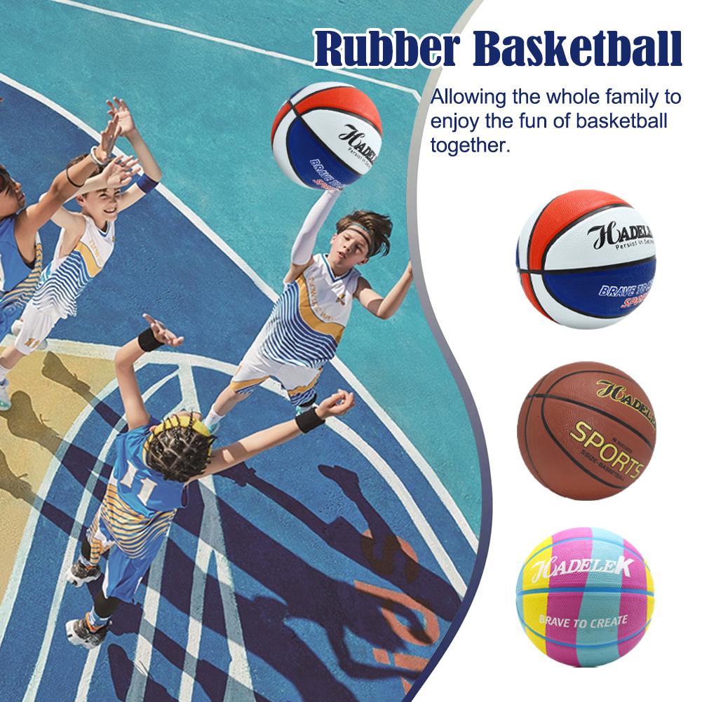 thumbnail image 2 of Ruifaya Baloncesto de goma nº 5 nº 7 Baloncesto de competición de entrenamiento para adultos y niños, 2 of 7