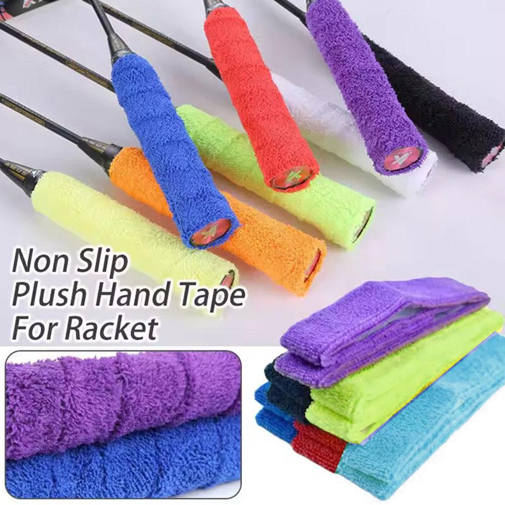 thumbnail image 3 of Ruifaya Banda para el sudor de raqueta de microfibra antideslizante de 2 capas con tejido grueso que absorbe el sudor, 3 of 7