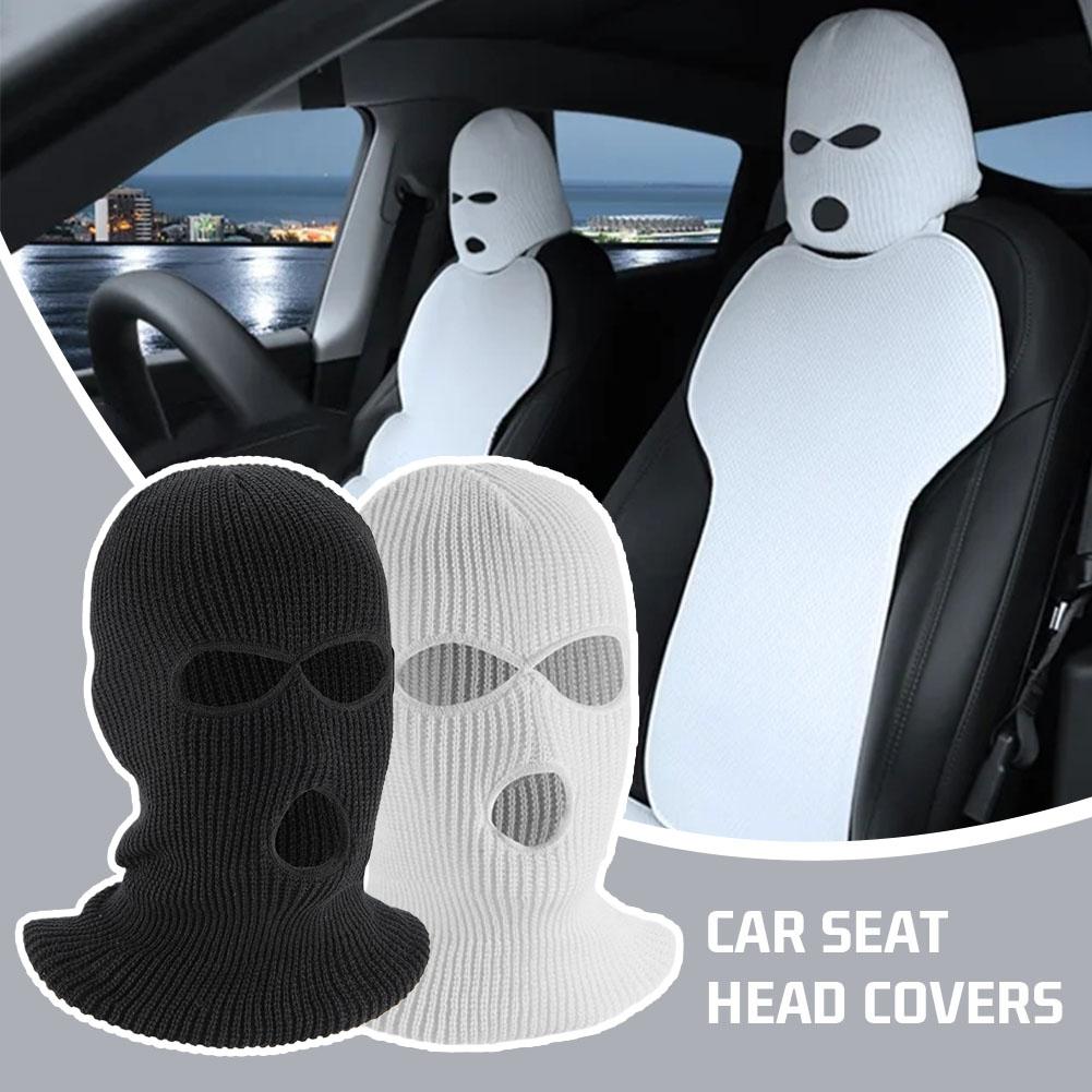 thumbnail image 4 of Wartleves Funda para la cabeza del asiento del coche, divertida funda para reposacabezas de Halloween, accesorios decorativos♯, 4 of 7