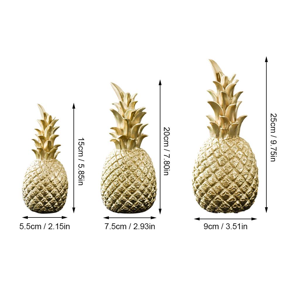 thumbnail image 4 of SGACAI Adornos de piña Decoración Tecnología de resina nórdica Decoración de oficina N7H9 ы!, 4 of 7