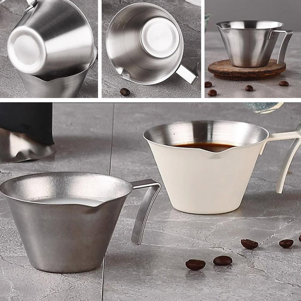 thumbnail image 3 of Wartleves Messbecher für Espresso aus Edelstahl, 100 ml, otros colores, con Skala Hot K1, 3 of 7