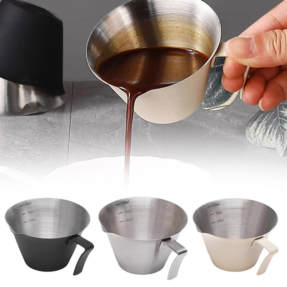 thumbnail image 2 of Wartleves Messbecher für Espresso aus Edelstahl, 100 ml, otros colores, con Skala Hot K1, 2 of 7
