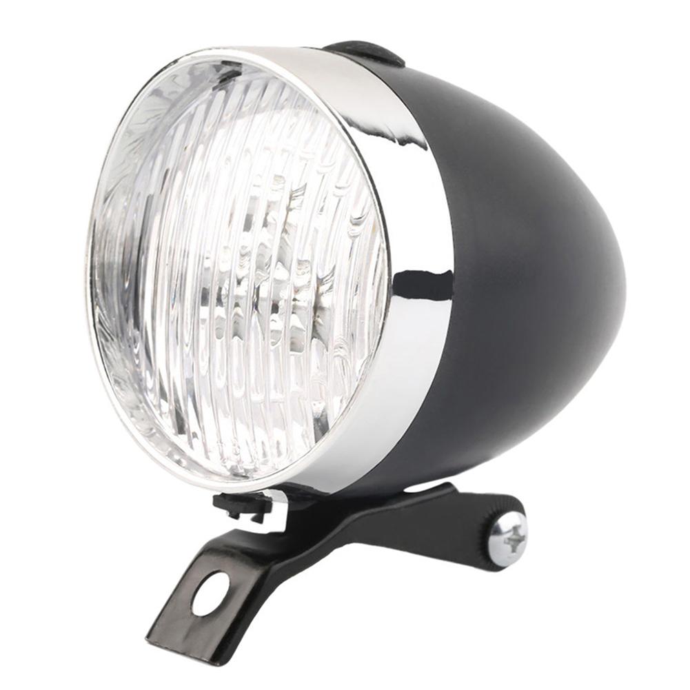 thumbnail image 5 of Wartleves Faro delantero de 3 LED para bicicleta retro, lámpara vintage, 5 of 7