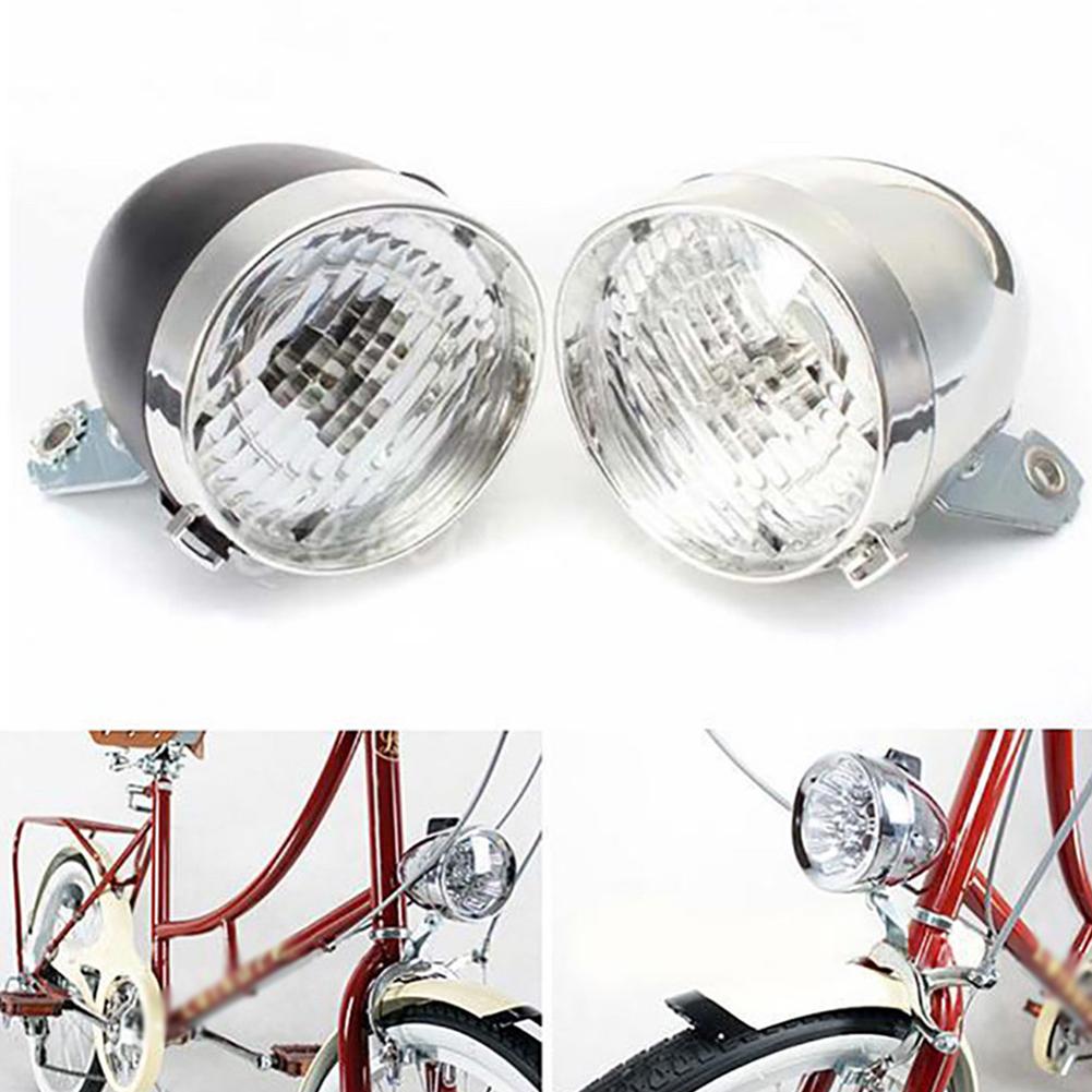 thumbnail image 3 of Wartleves Faro delantero de 3 LED para bicicleta retro, lámpara vintage, 3 of 7
