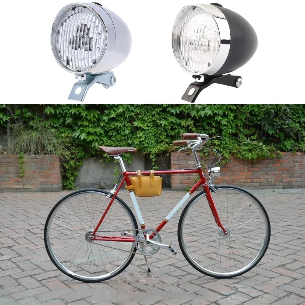 thumbnail image 2 of Wartleves Faro delantero de 3 LED para bicicleta retro, lámpara vintage, 2 of 7