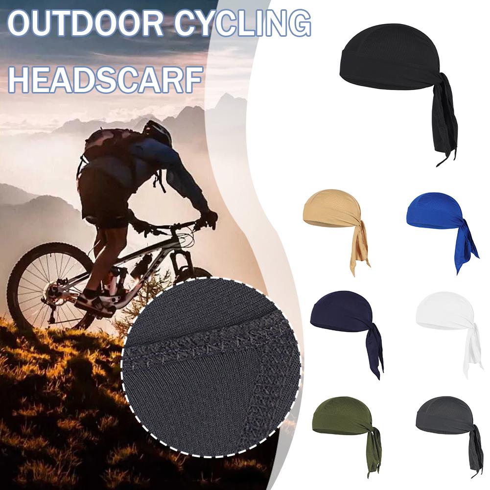 thumbnail image 2 of Wartleves Gorro de ciclismo para hombre y mujer, con forro de calavera refrescante que absorbe el sudor, pañuelo para la cabeza, 2 of 7