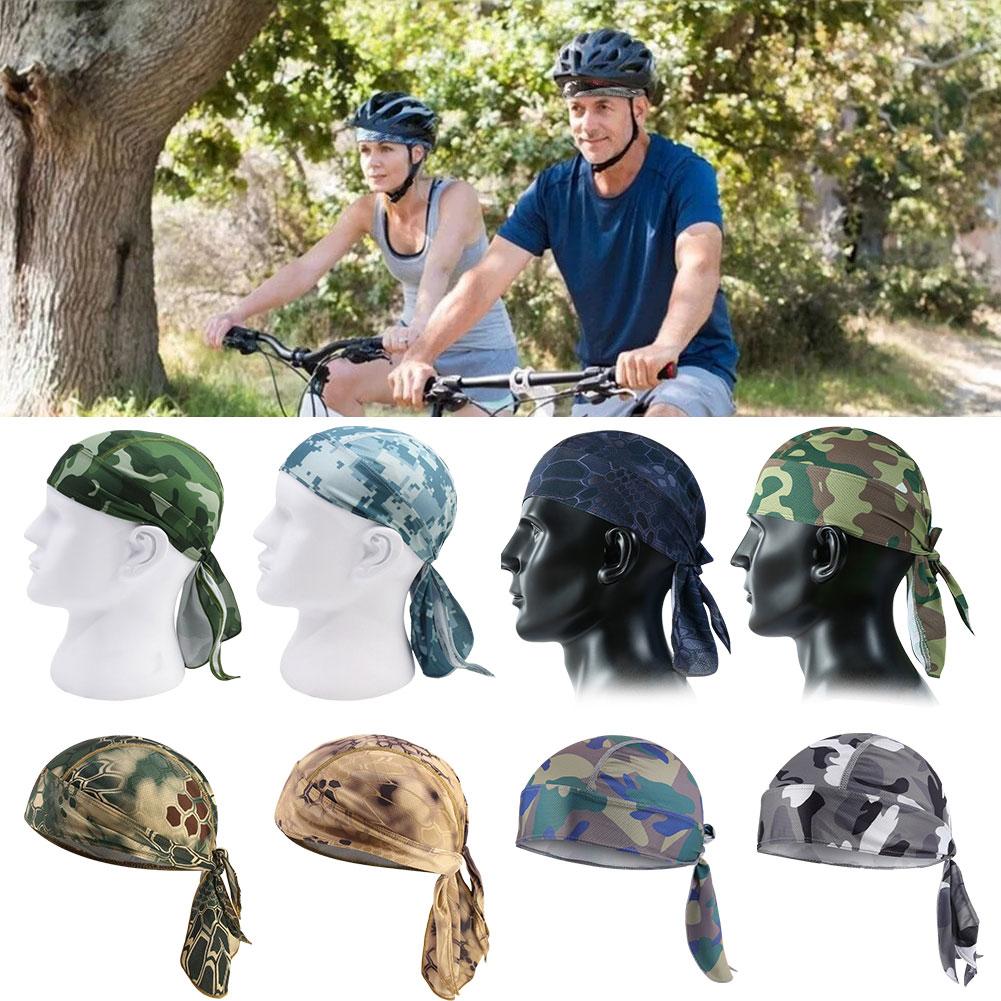 thumbnail image 3 of Ruifaya Gorro de ciclismo unisex de secado rápido con diseño de camuflaje, pañuelo para la cabeza, pañuelo para correr, 3 of 7
