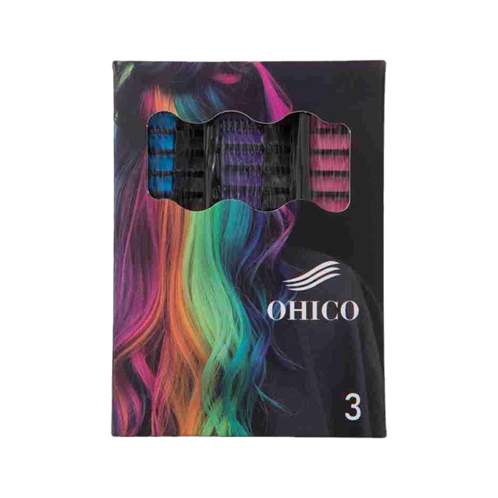thumbnail image 5 of Wartleves Peine de tiza para cabello temporal, peine de tiza para color, colores de fiesta CALIENTES para salón temporal, 5 of 7