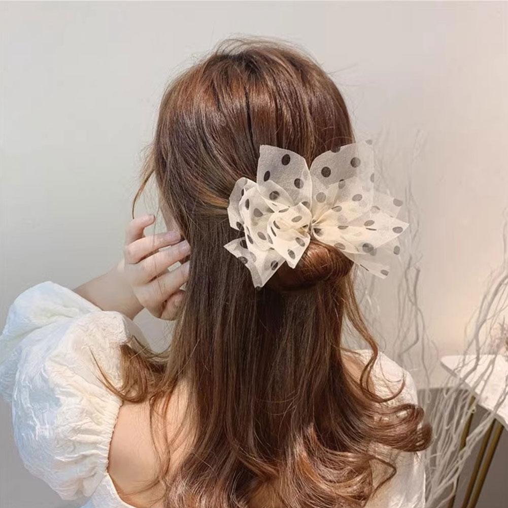 thumbnail image 2 of SGACAI Herramienta para hacer moños de pelo estilo coreano para mujeres francesas, elegante accesorio para hacer trenzas de gasa con forma de capullo, con cuerda, para hacer bandas para el pelo Mar, 2 of 7