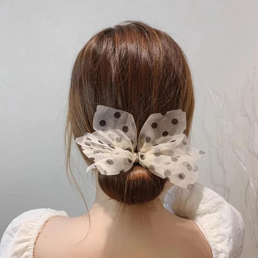 thumbnail image 5 of SGACAI Herramienta para hacer moños de pelo estilo coreano para mujeres francesas, elegante accesorio para hacer trenzas de gasa con forma de capullo, con cuerda, para hacer bandas para el pelo Mar, 5 of 7