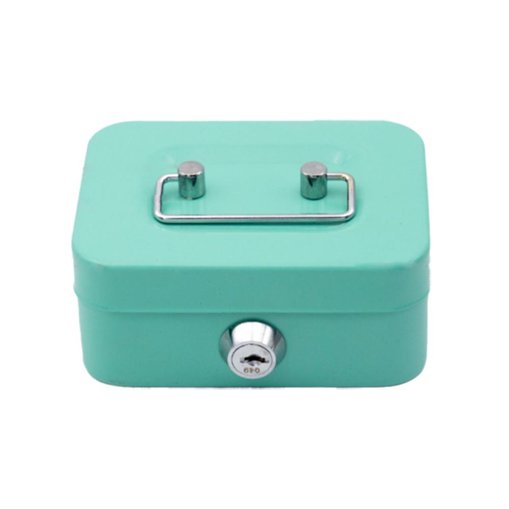 thumbnail image 4 of Wartleves 1 caja de metal para dinero en efectivo, caja fuerte de acero para depósito de dinero, caja fuerte de seguridad con llave pequeña, AUS, 4 of 7
