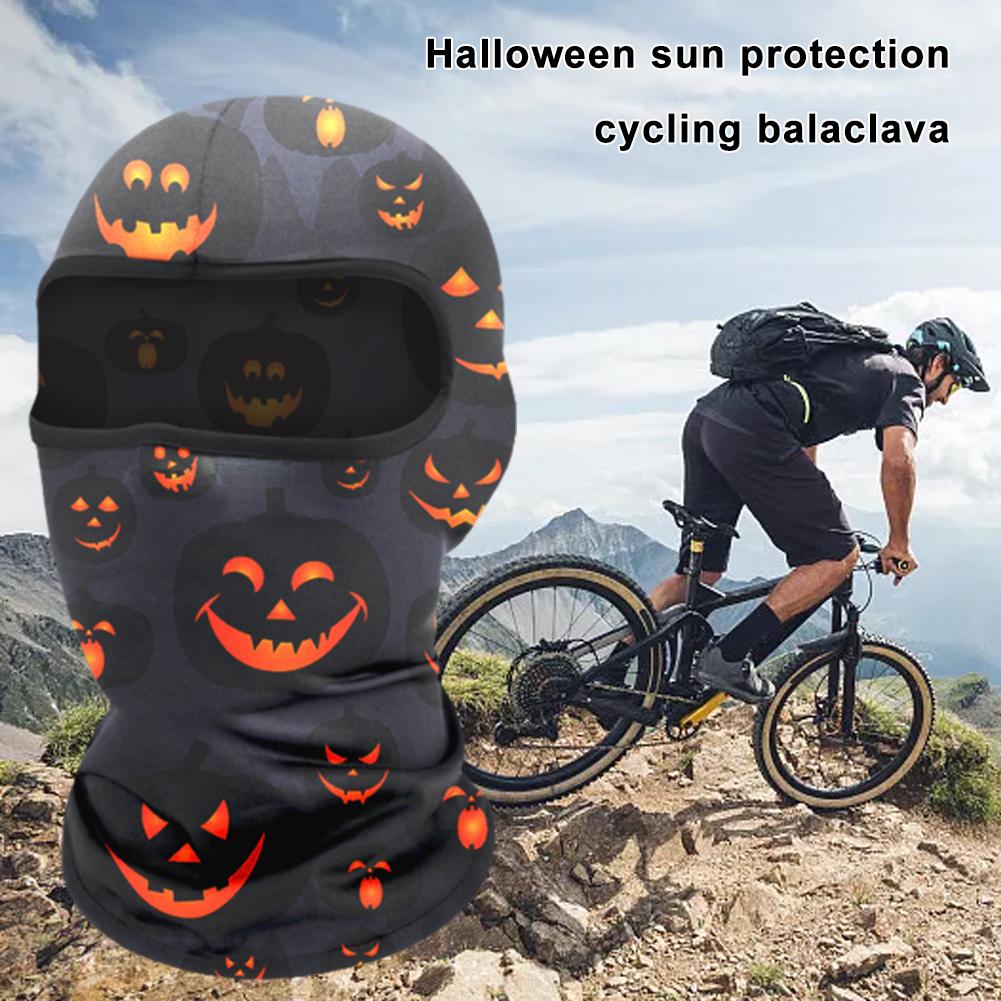 thumbnail image 4 of Ruifaya Pasamontañas con diseño de calavera 3D y fantasma, resistente al viento, para ciclismo, Halloween, 4 of 7