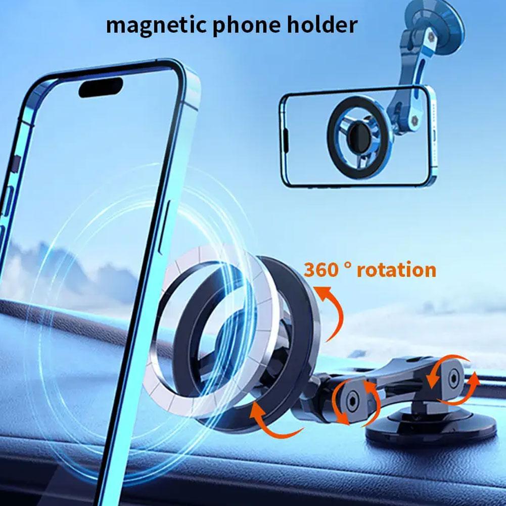 thumbnail image 3 of SGACAI Soporte para teléfono móvil de coche giratorio de 360° para ventilación, para teléfonos inteligentes de 5,5 a 9,5 pulgadas, 3 of 7