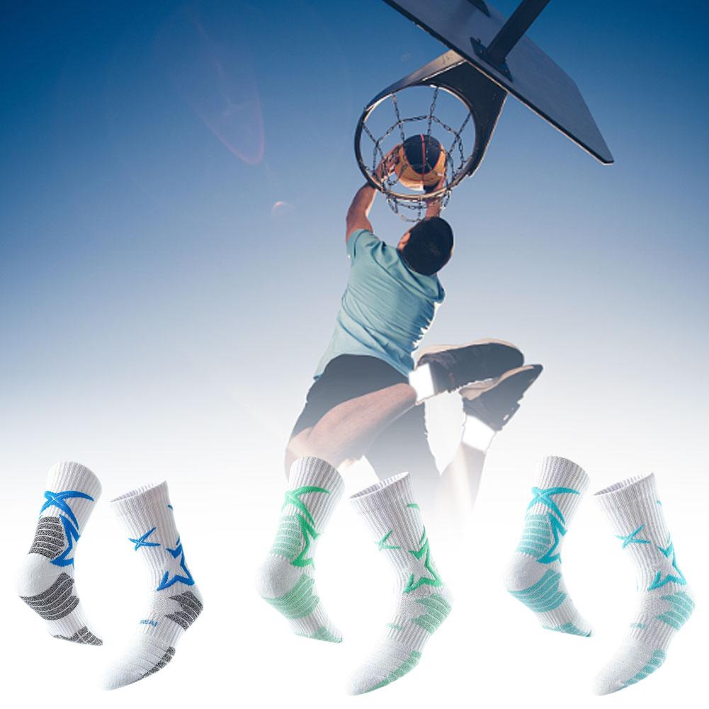 thumbnail image 4 of Ruifaya Calcetines de baloncesto para patinadores, calcetines deportivos antideslizantes de calidad élite para damas y hombres, 4 of 7