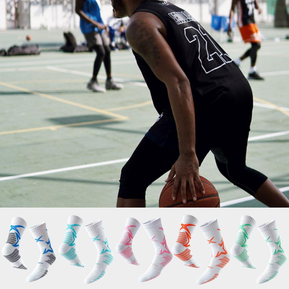 thumbnail image 2 of Ruifaya Calcetines de baloncesto para patinadores, calcetines deportivos antideslizantes de calidad élite para damas y hombres, 2 of 7