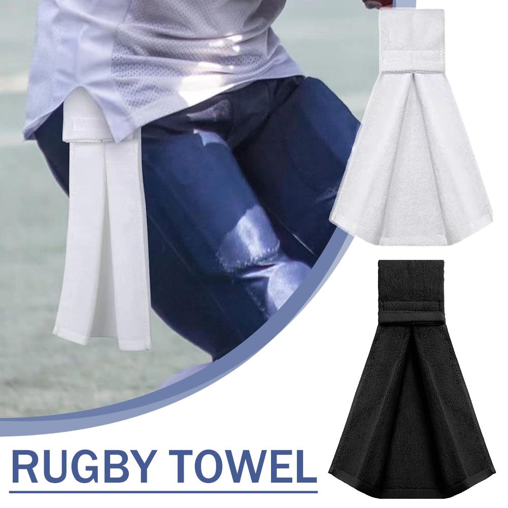thumbnail image 3 of Ruifaya Toalla de fútbol, toalla de fútbol blanca de algodón, toallas de mano de fútbol de mariscal de campo, 3 of 7