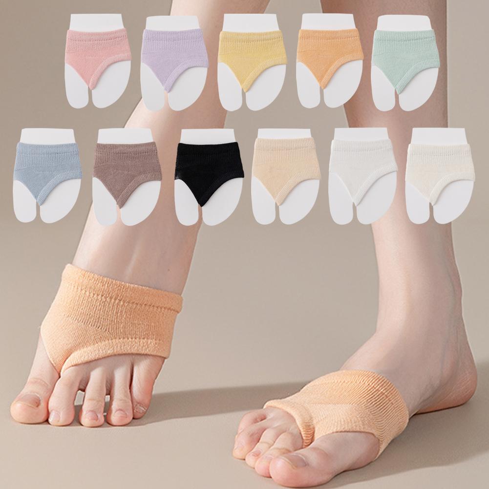 thumbnail image 2 of Wartleves Calcetines de media suela, calcetines con abertura, sandalias, calcetines náuticos con dos dedos, ¡calcetines con abertura en la punta!, 2 of 7