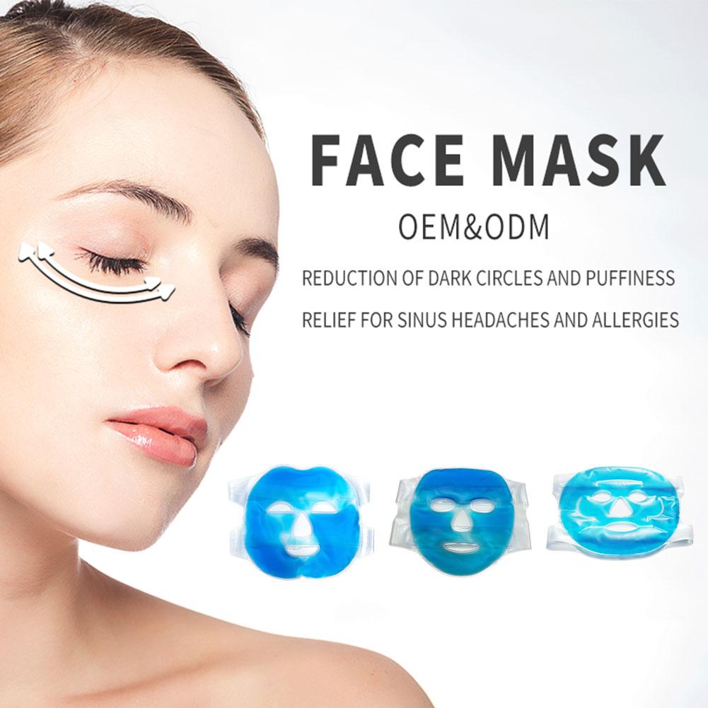 thumbnail image 2 of Wartleves Mascarilla facial azul con gel refrescante y antifatiga para relajación y alivio de la fatiga R19C, 2 of 7