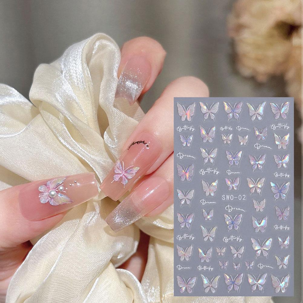 thumbnail image 3 of Wartleves Pegatinas de mariposa para uñas 2024, 3 of 7