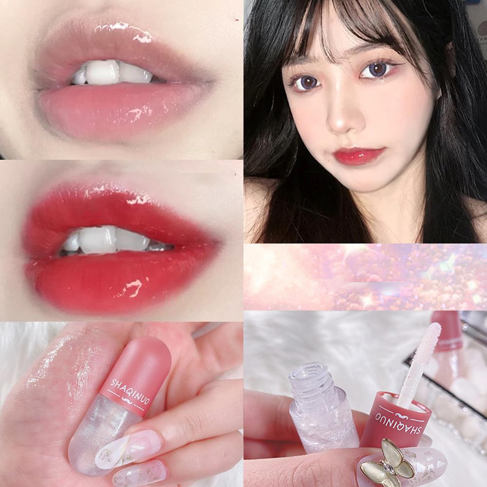 thumbnail image 2 of Wartleves Mini cápsula de brillo de labios resistente al agua, maquillaje de larga duración, brillo de labios, belleza πя }^ т^, 2 of 7