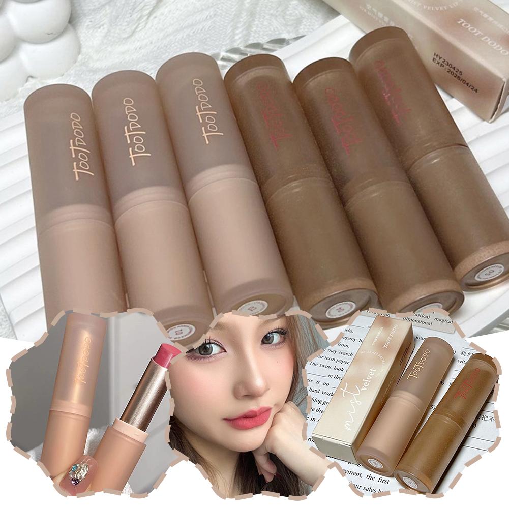 thumbnail image 2 of SGACAI Lápiz labial Toot Dodo mate nude duradero a prueba de agua antiadherente Lip G newL8, 2 of 7