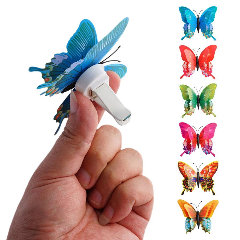 thumbnail image 3 of Ruifaya Clip de perfume con salida de aire de mariposa dinámica para consola central de automóvil, 3 of 7