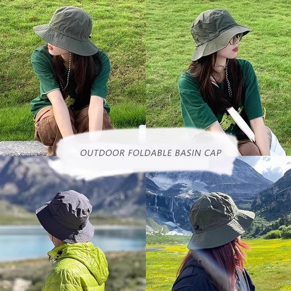 thumbnail image 3 of SGACAI Sombreros de lluvia para mujer, impermeables, sombreros tipo pescador impermeables, gorra para mujer, sombrero para el sol impermeable y plegable para exteriores para mujer, 3 of 7