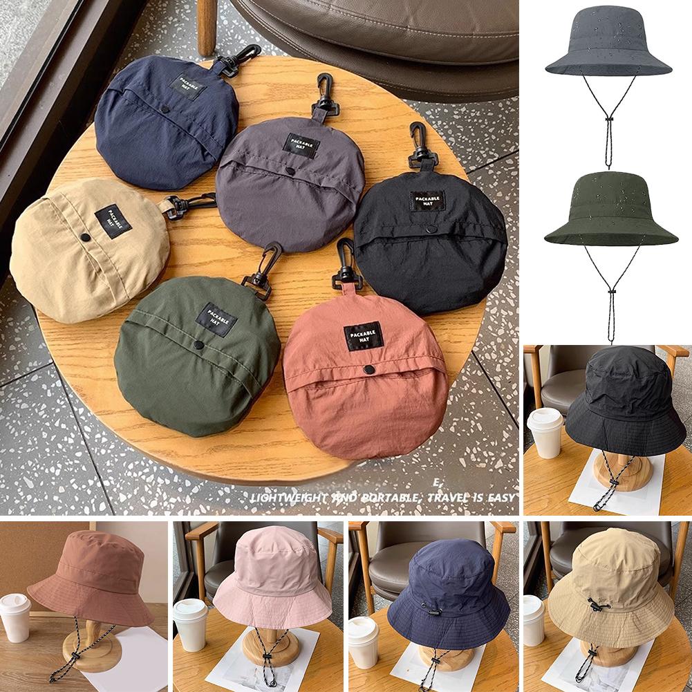 thumbnail image 2 of SGACAI Sombreros de lluvia para mujer, impermeables, sombreros tipo pescador impermeables, gorra para mujer, sombrero para el sol impermeable y plegable para exteriores para mujer, 2 of 7