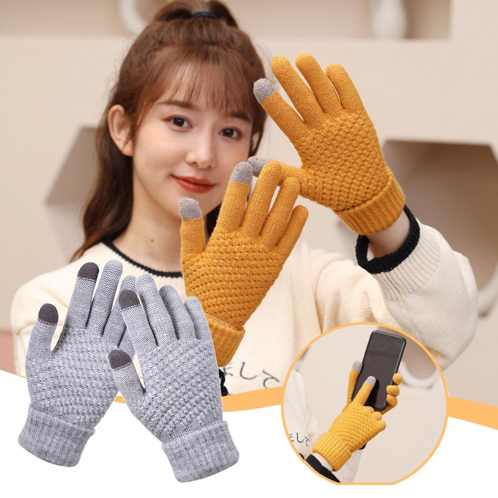 thumbnail image 2 of SGACAI Guantes de piña Guantes de invierno cálidos para estudiantes con engrosamiento de terciopelo P8A3 #д, 2 of 7