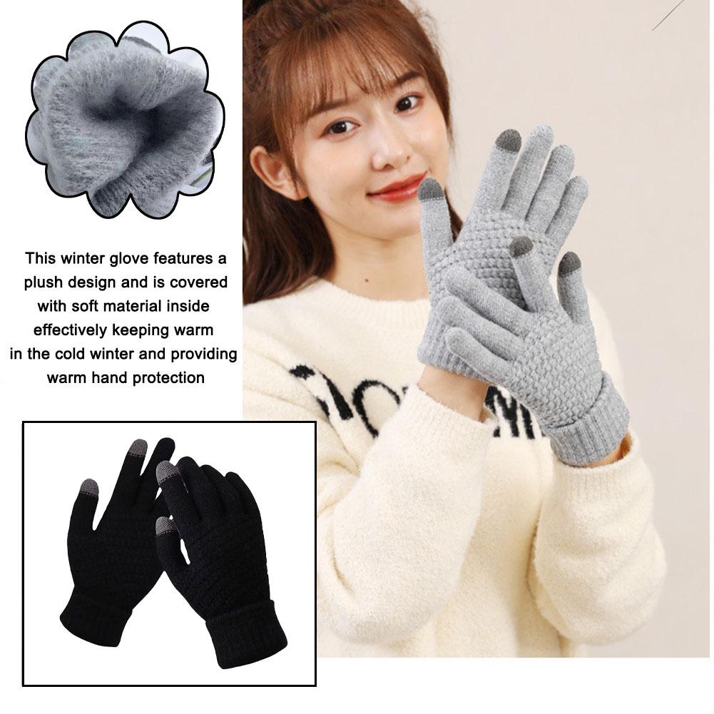 thumbnail image 4 of SGACAI Guantes de piña Guantes de invierno cálidos para estudiantes con engrosamiento de terciopelo P8A3 #д, 4 of 7
