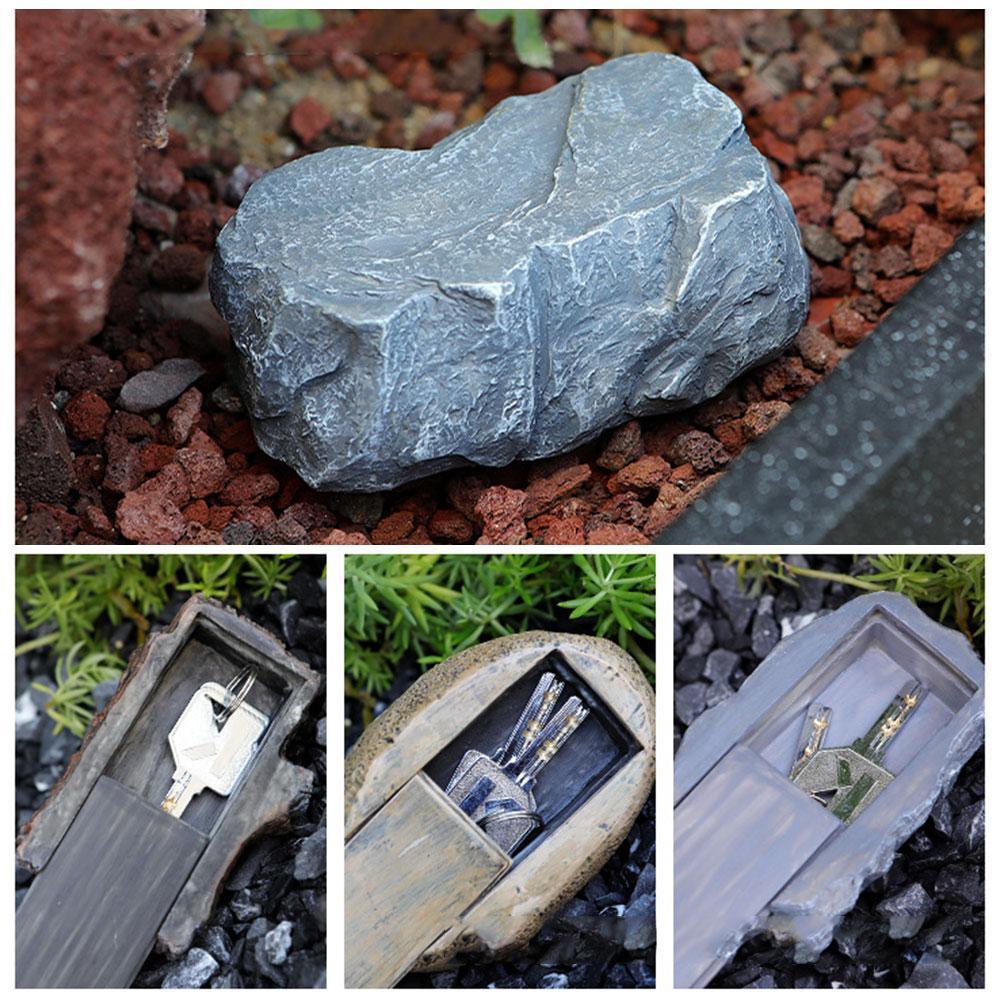 thumbnail image 3 of Ruifaya ESCONDITE AL AIRE LIBRE EN UNA CASA CON LLAVES PARA FUERA DE LA CASA Caja fuerte para llaves de repuesto de emergencia, 3 of 7