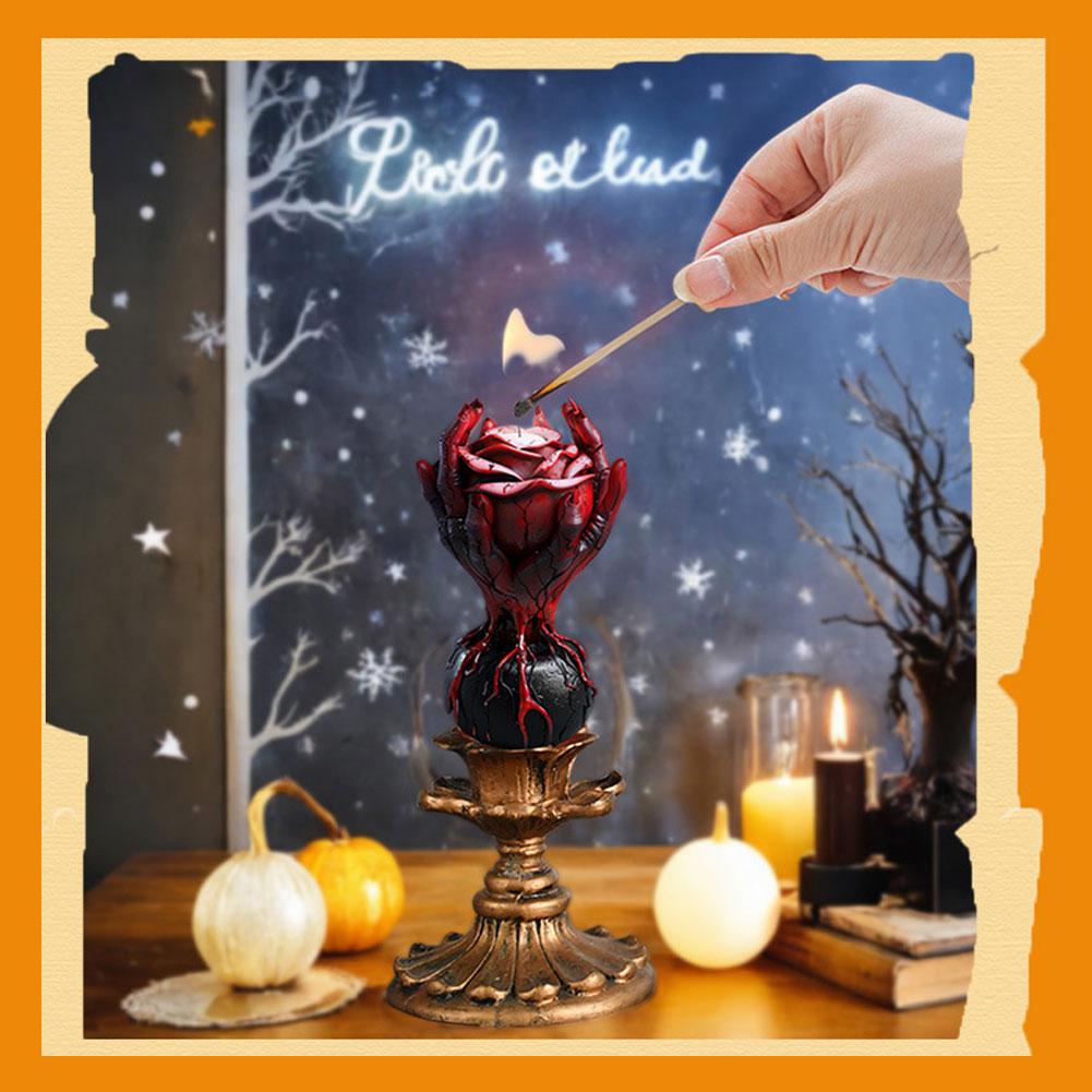 thumbnail image 4 of Wartleves Molde de silicona para vela aromática con forma de serpiente y esqueleto 3D para Halloween, nuevo, 4 of 7